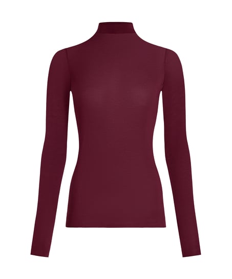 super soft Turtleneck shirt with Cashmere, Purple