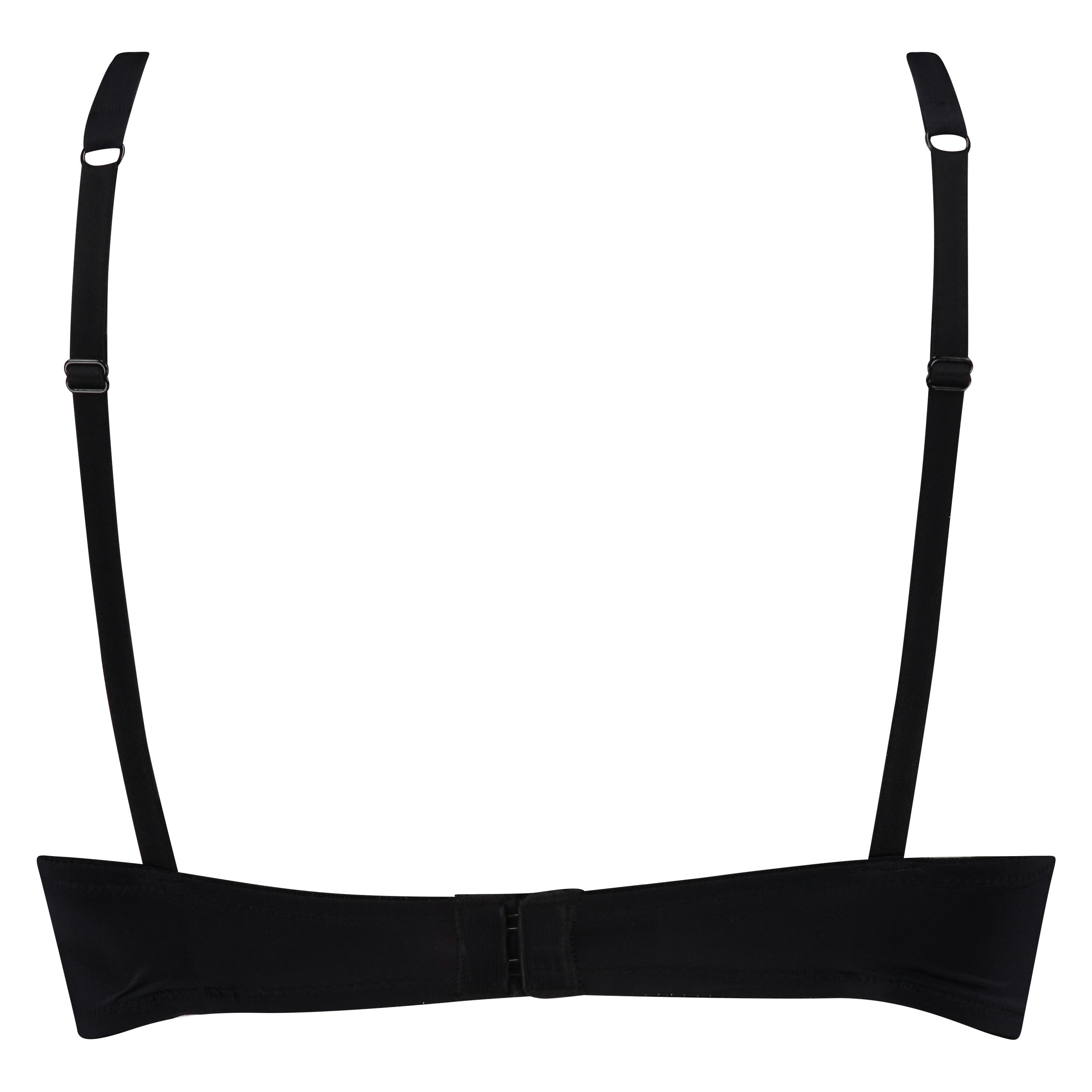 Pia Padded Underwired Push-Up Bra, Black, main