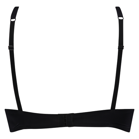 Pia Padded Underwired Push-Up Bra, Black