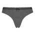Cotton thong, Gray