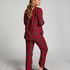Flannel Pyjama Top, Red