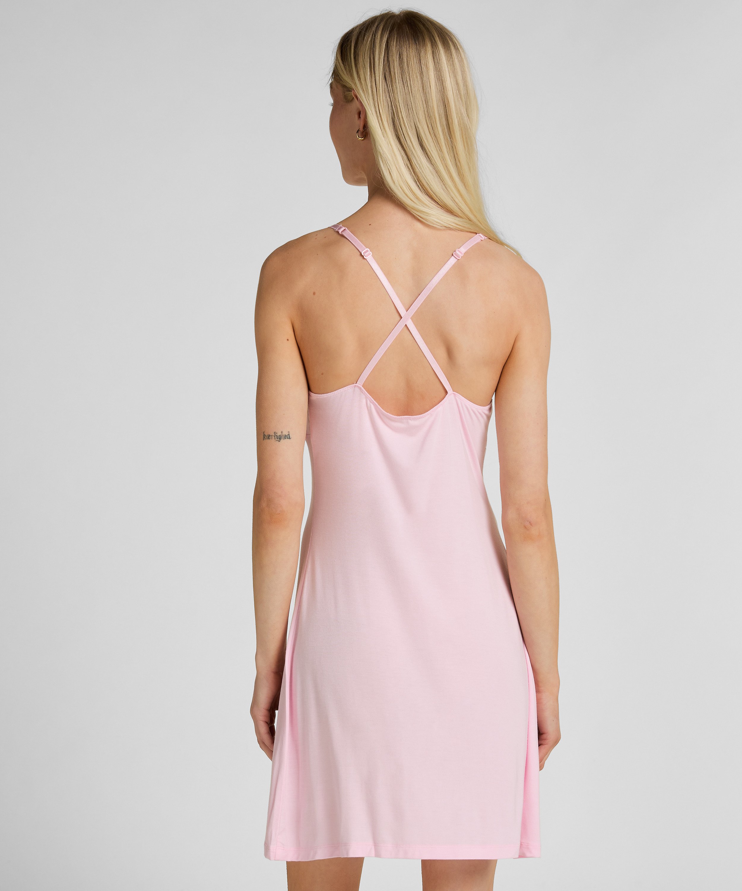Jersey Slipdress, Pink, main