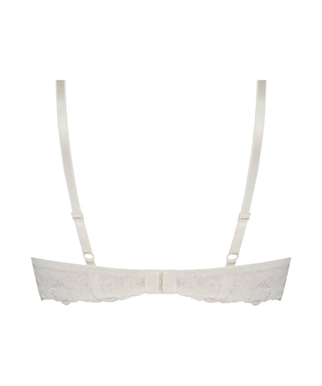 Marine Padded Push-Up Underwired Bra, White