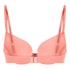 Plunge Padded Underwired Bra, Pink
