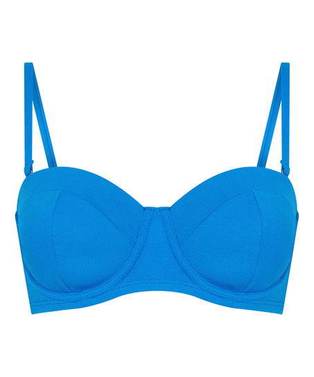 Porto Bikini Top, Blue