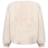 Longsleeved Top Fluffy Fleece, Beige
