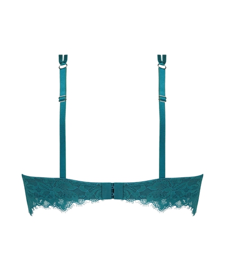 Isabella Non-Padded Underwired Longline Bra, Green