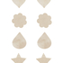 4-Pack Nipple Covers, Beige