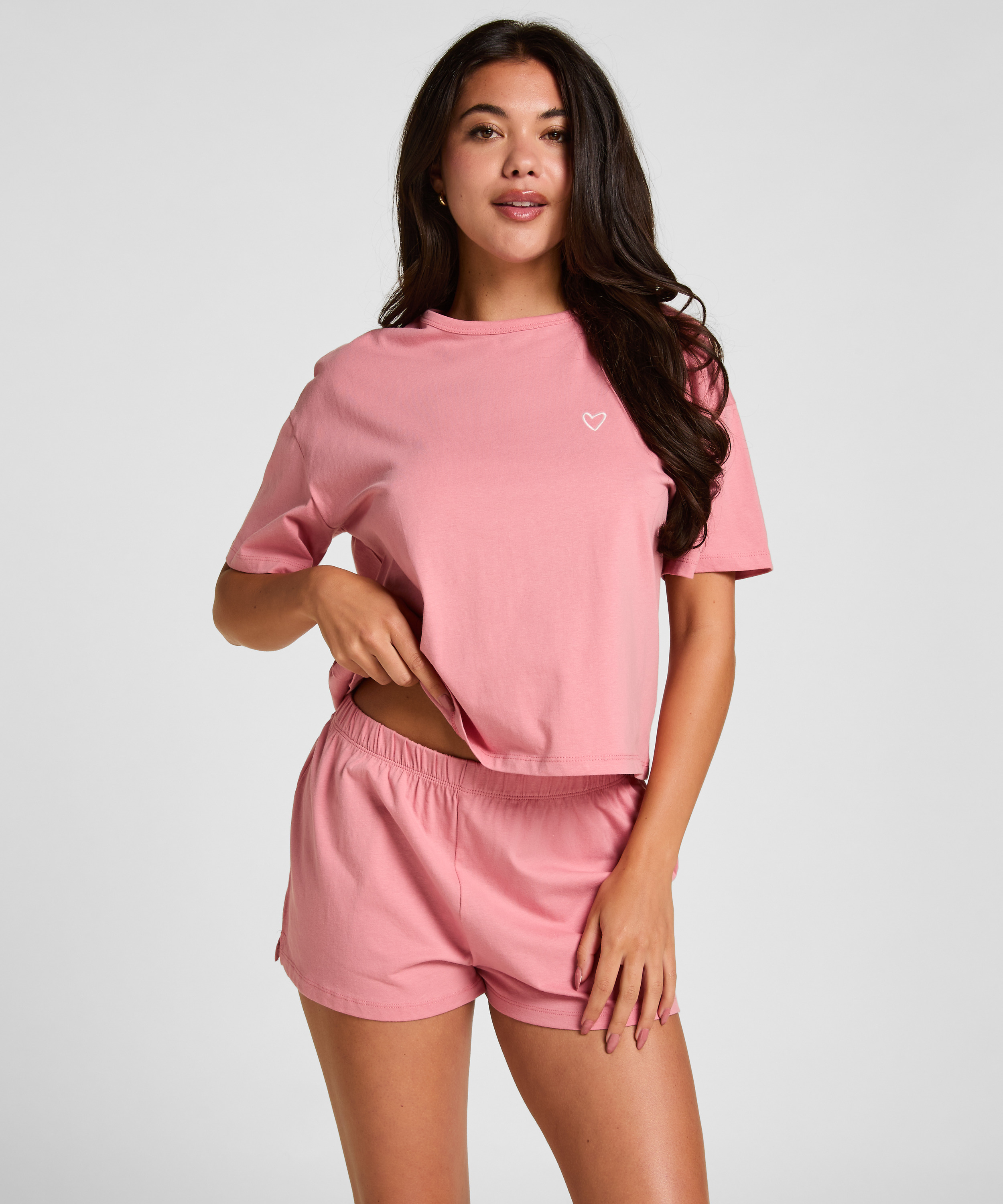 Pyjamaset Cotton, Pink, main