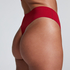 High Waisted Thong Smooth, Red