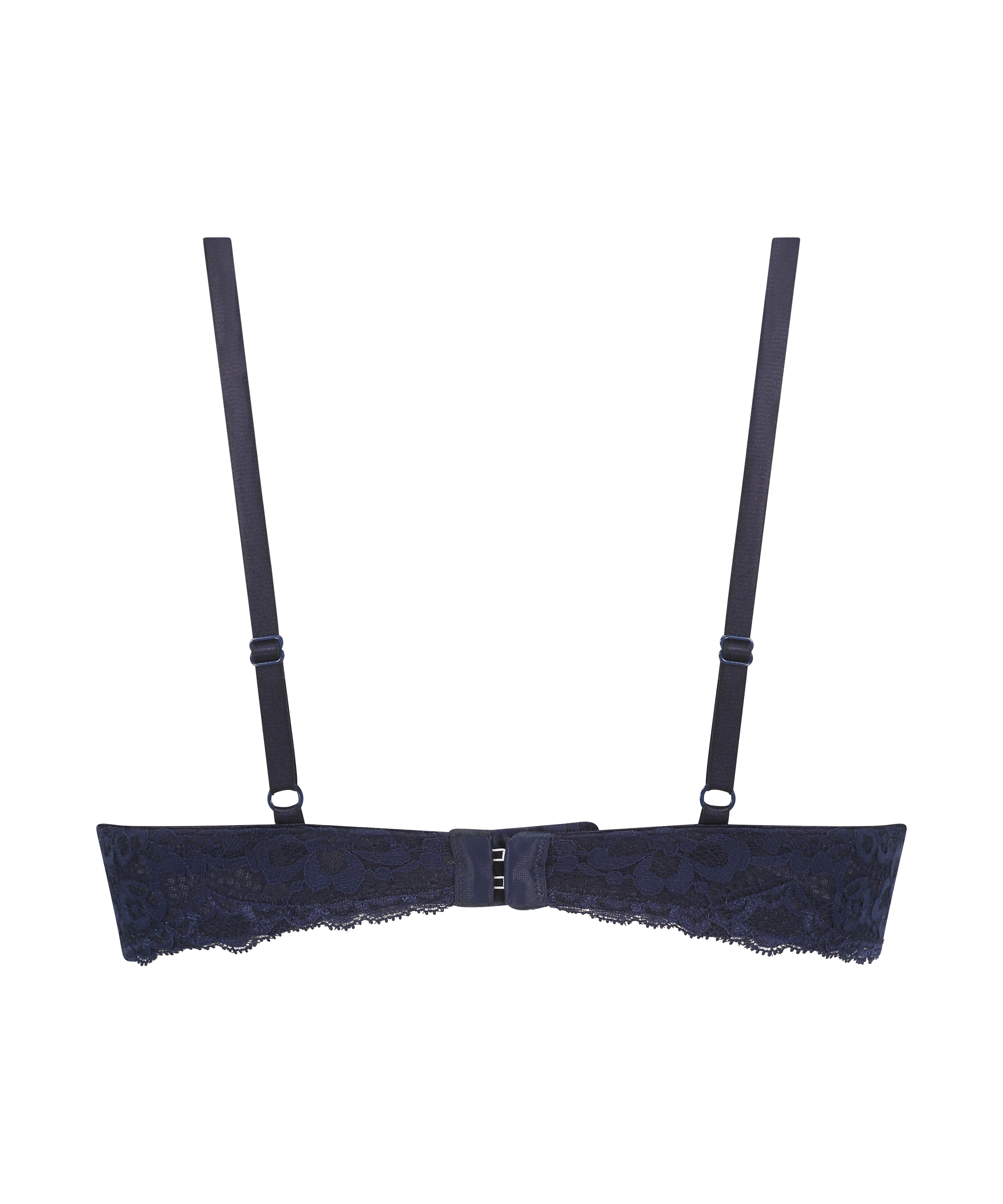 Marine Padded Push-Up Underwired Bra, Blue, main