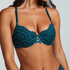 Astrid Padded Underwired Bra, Blue