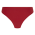 Lace Back Invisible Thong, Red