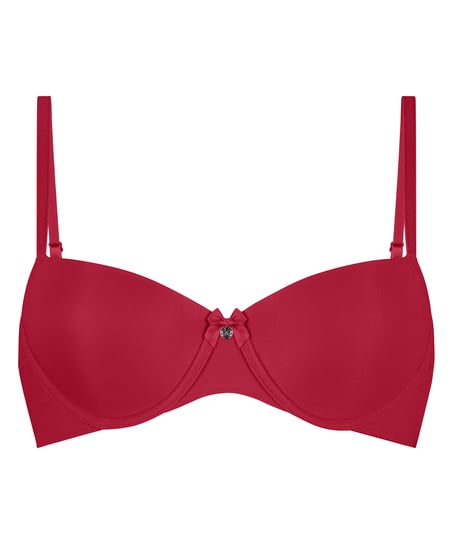 Demi Padded Underwired Bra, Red