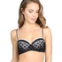 Padded underwired bra Kiara, Black