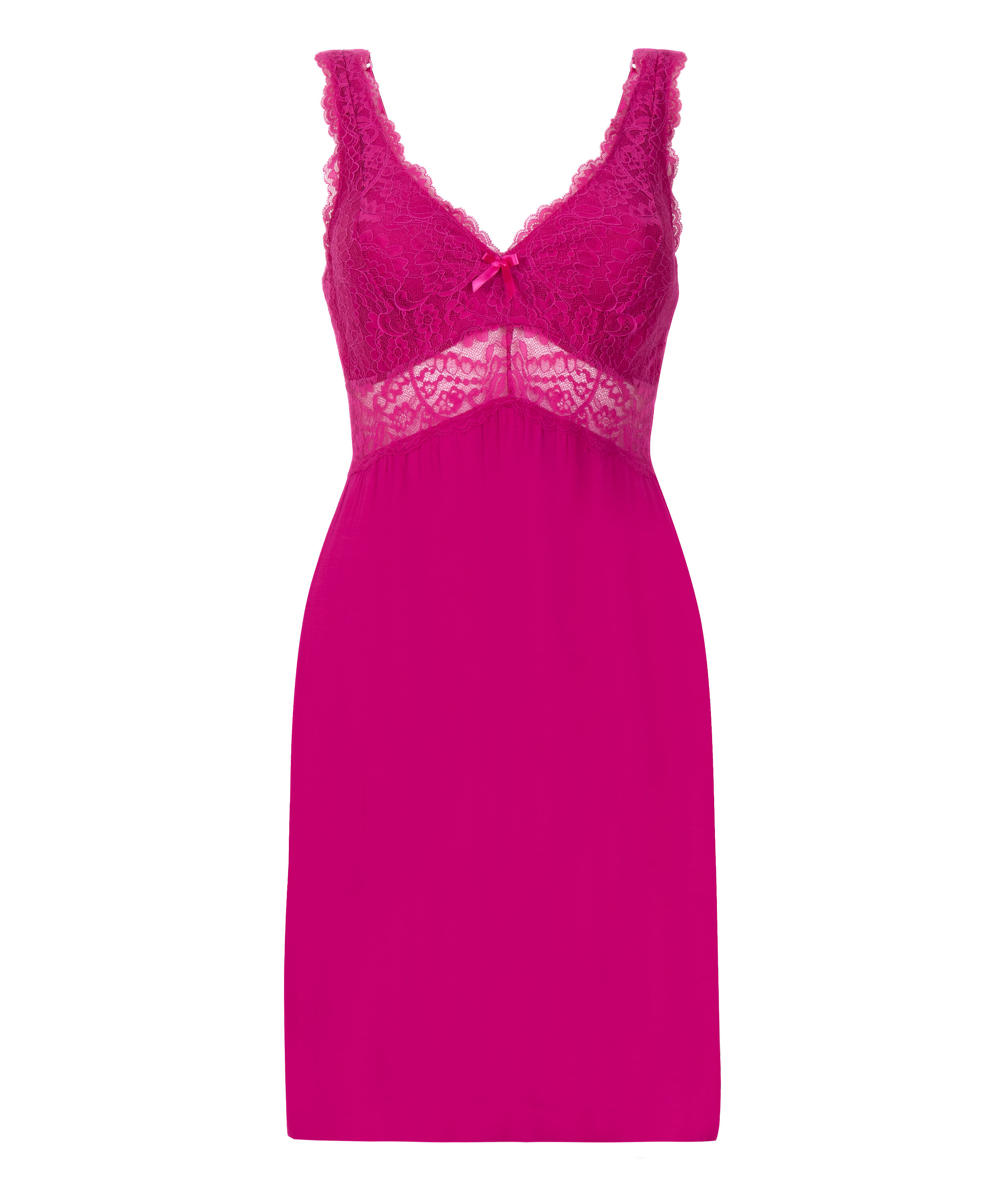 Nora Lace Slip Dress, Pink