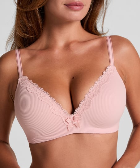 Lola Padded Non-Wired Bra, Pink