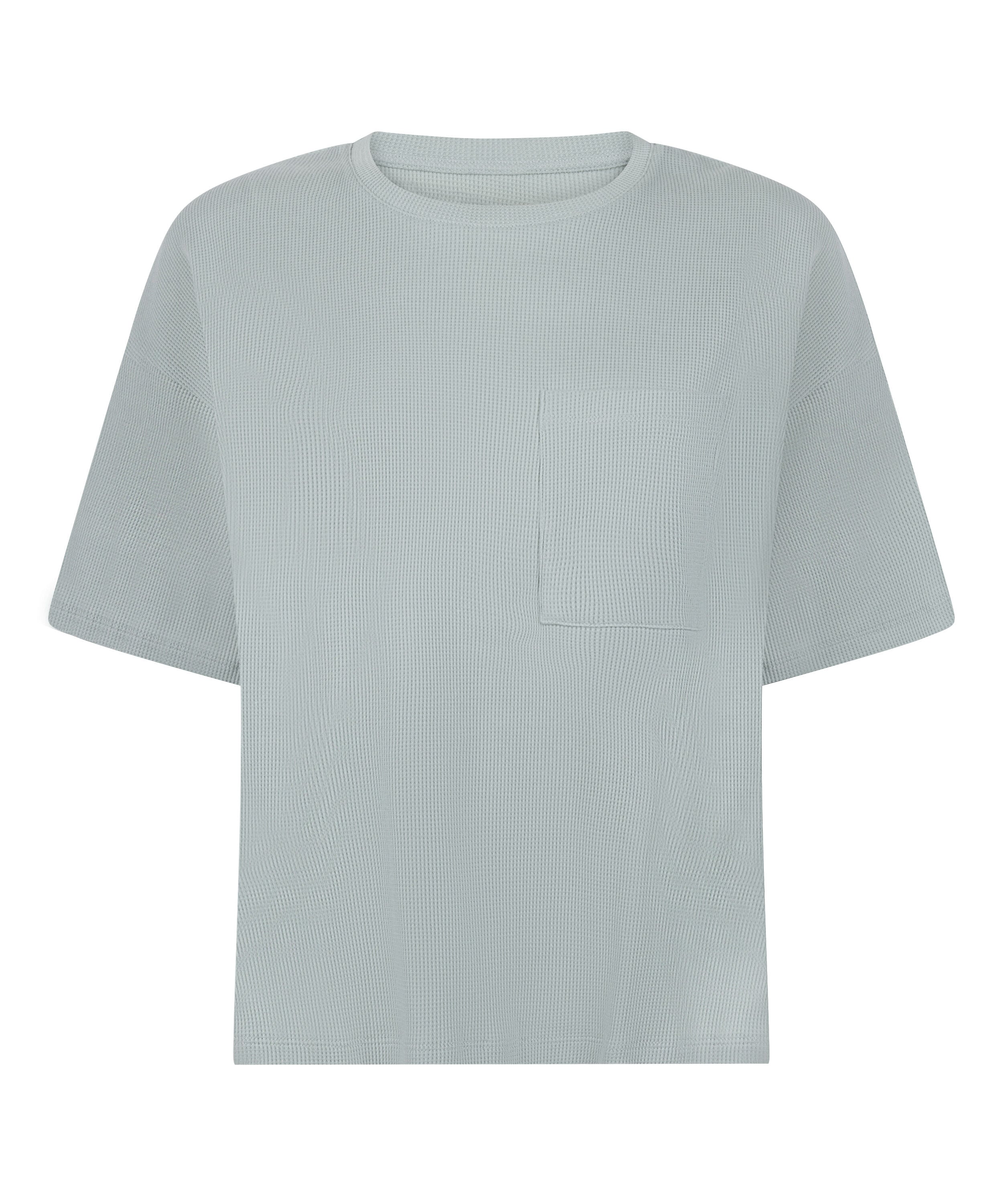 Pyjama Top Waffle, Green