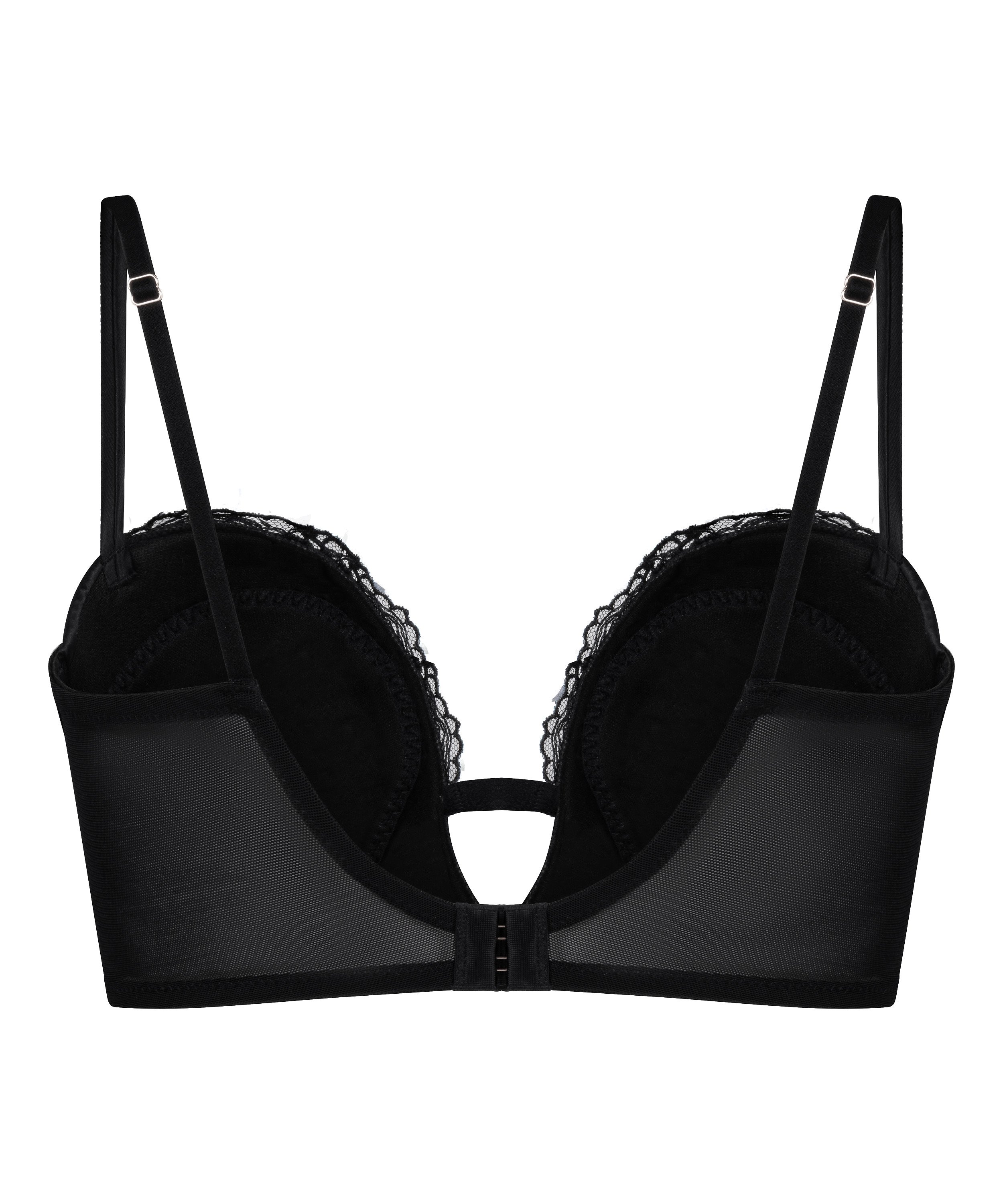Catherine Padded Underwired Bra, Black, main