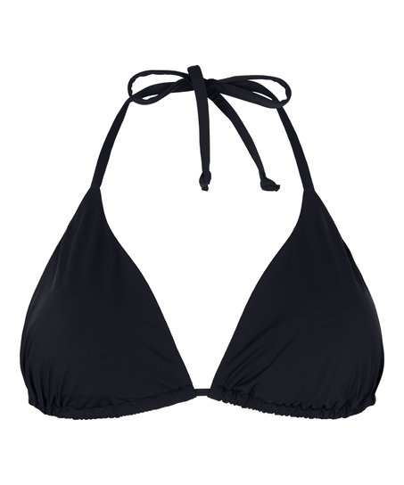 Triangle Bikini Top Luxe, Black