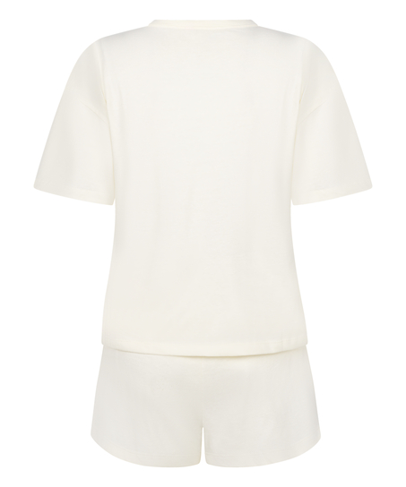 Pyjamaset Cotton, White