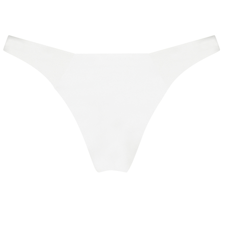Lola high leg bikini bottoms, White