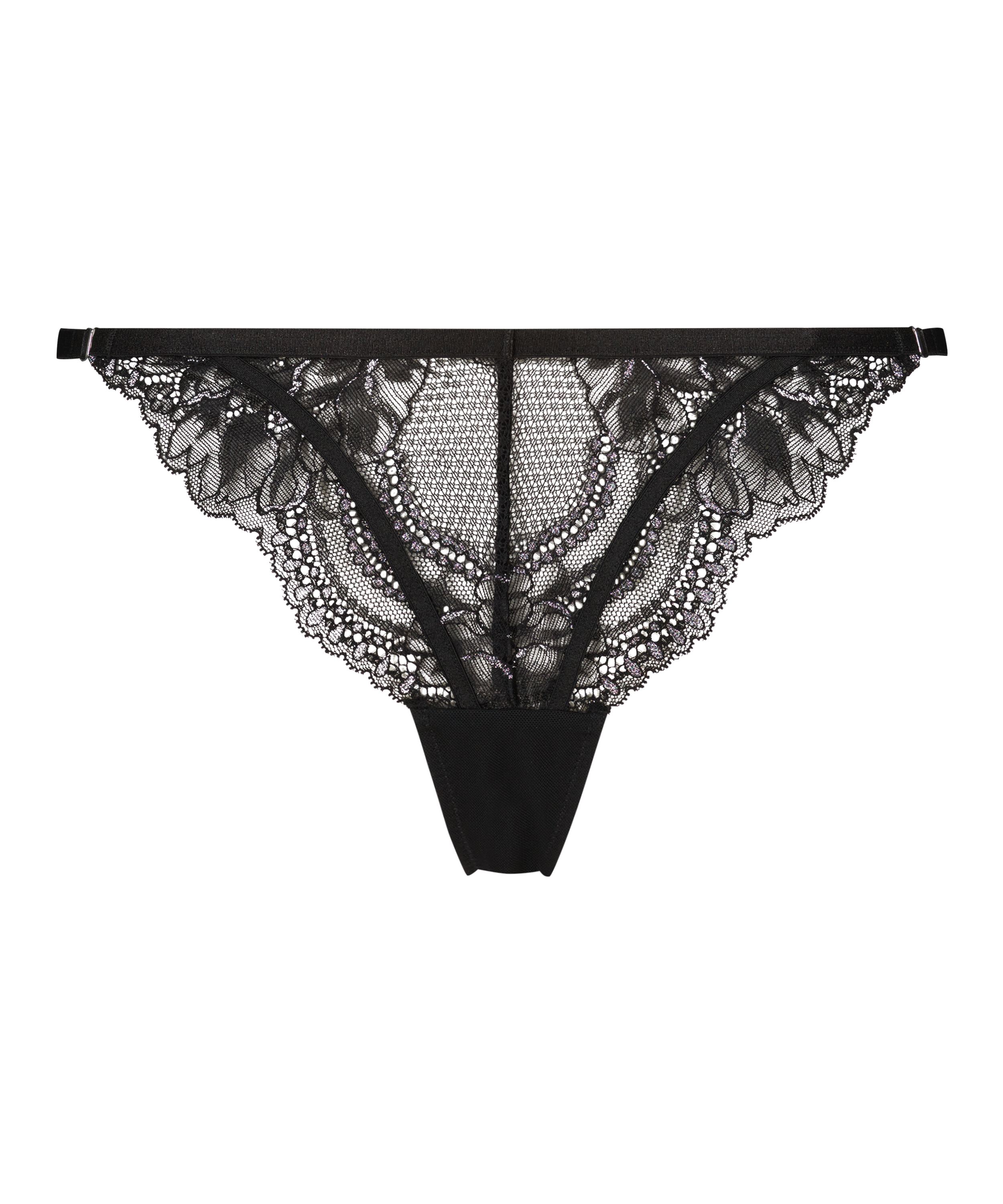 Donna Sparkle Thong, Black, main