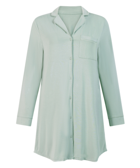 Essential Jersey Shirtdress, Green