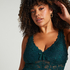 Nora Lace Slip Dress, Green