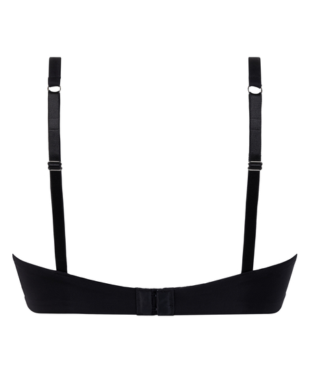 Lea Lace Padded Non-Wired Bra, Black