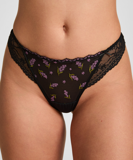 Thong Iris, Black