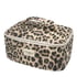 Toiletry Bag Leopard, Beige