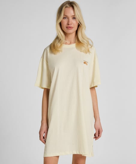 Roundneck Nightshirt, Yellow