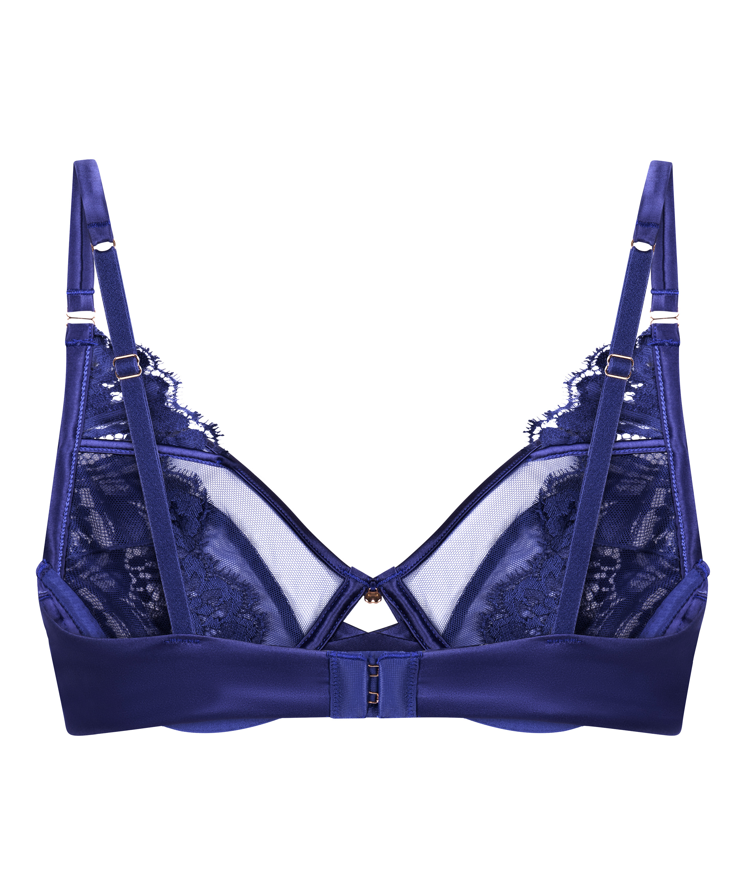 Grace Non-Padded Underwired Bra, Blue, main