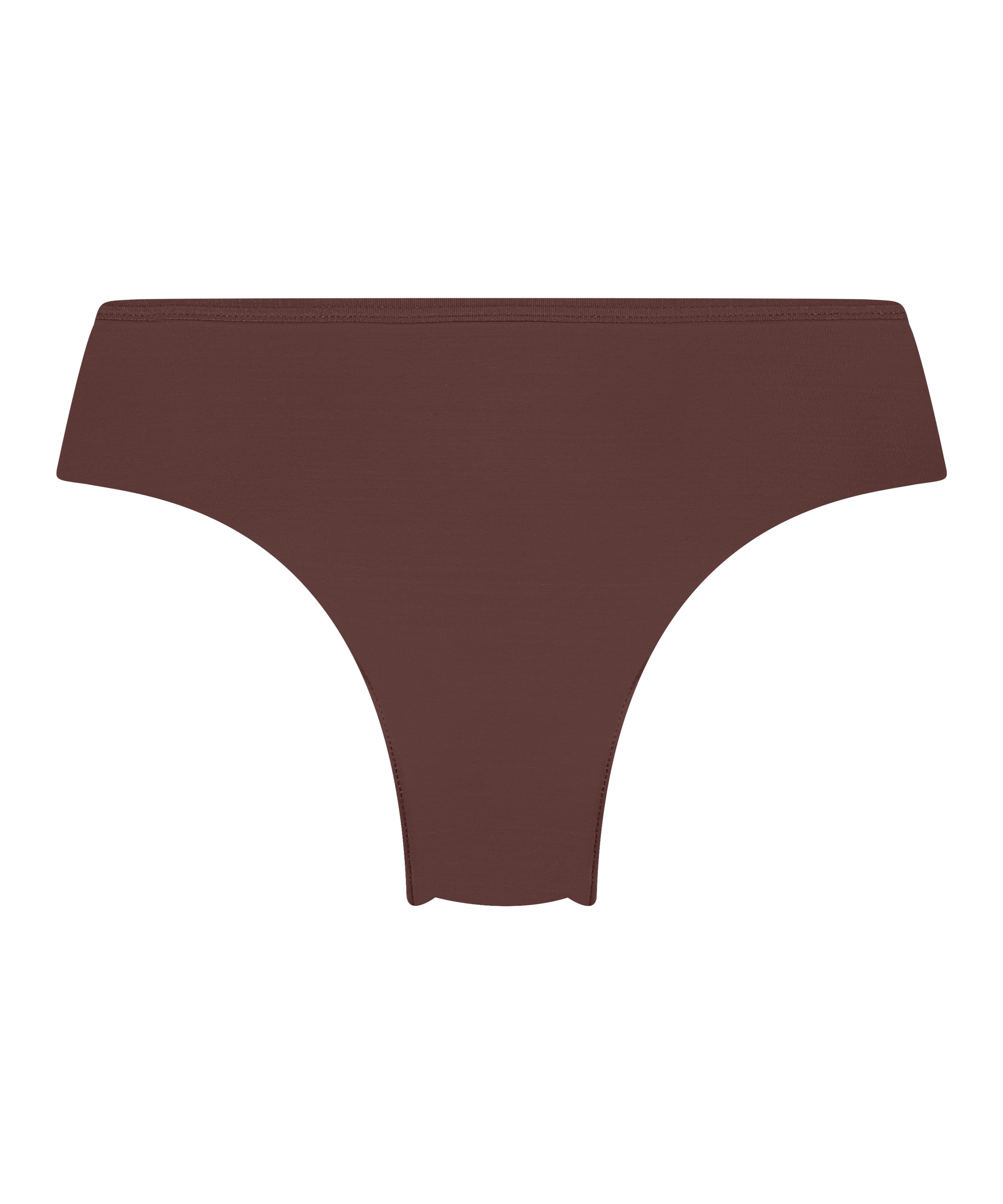 Invisible Lace Back Brazilian, Brown, main
