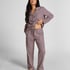 Flannel Pyjama Pants, Purple