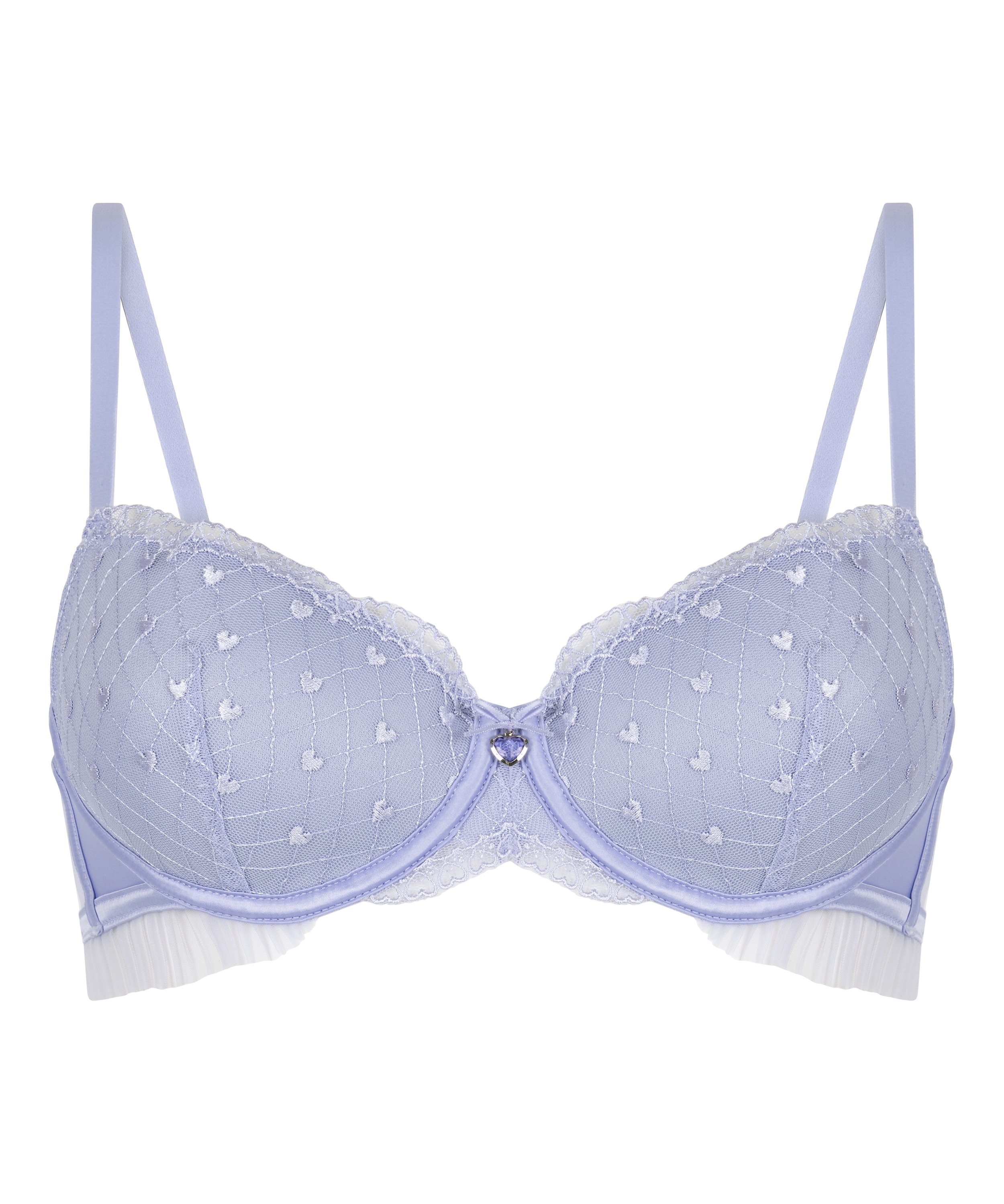Cordelie Padded Underwired Bra, Purple, main