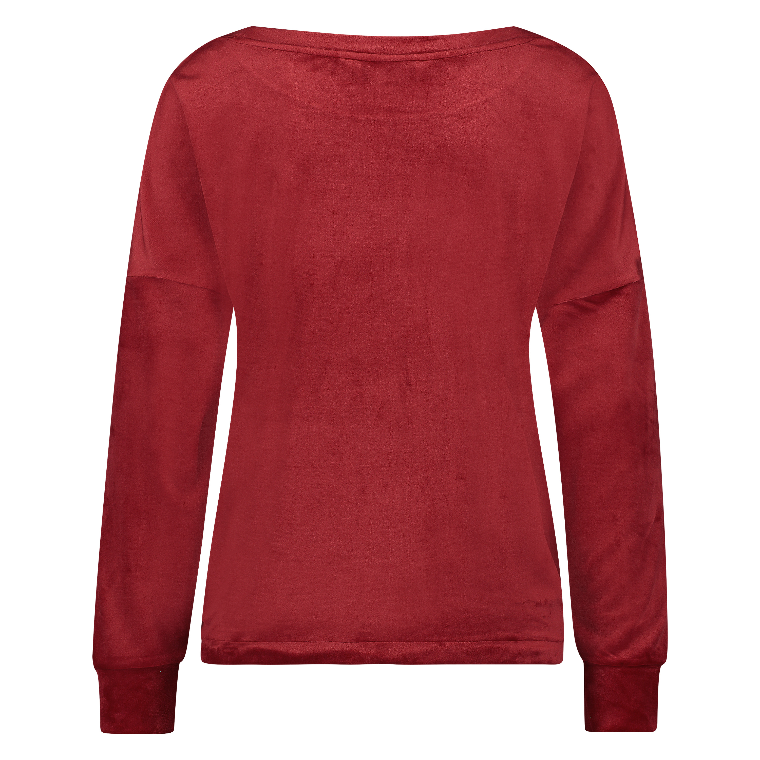 Velours Heart top, Red, main