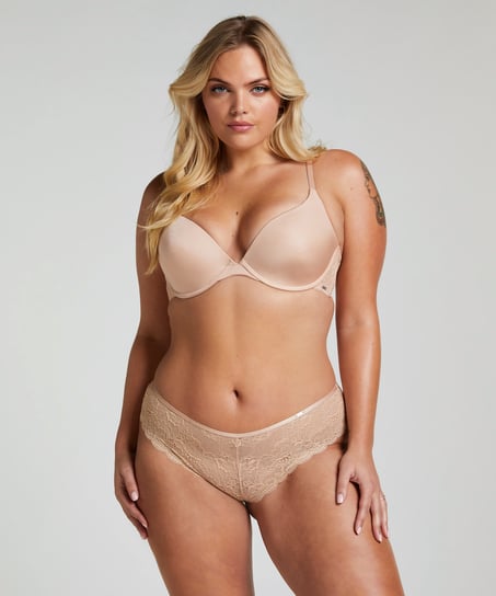 2-pack of Angie Brazilian knickers, Beige