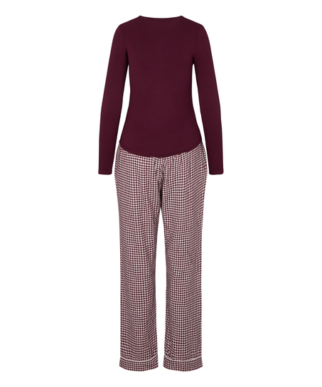 Pyjamaset Twill, Purple