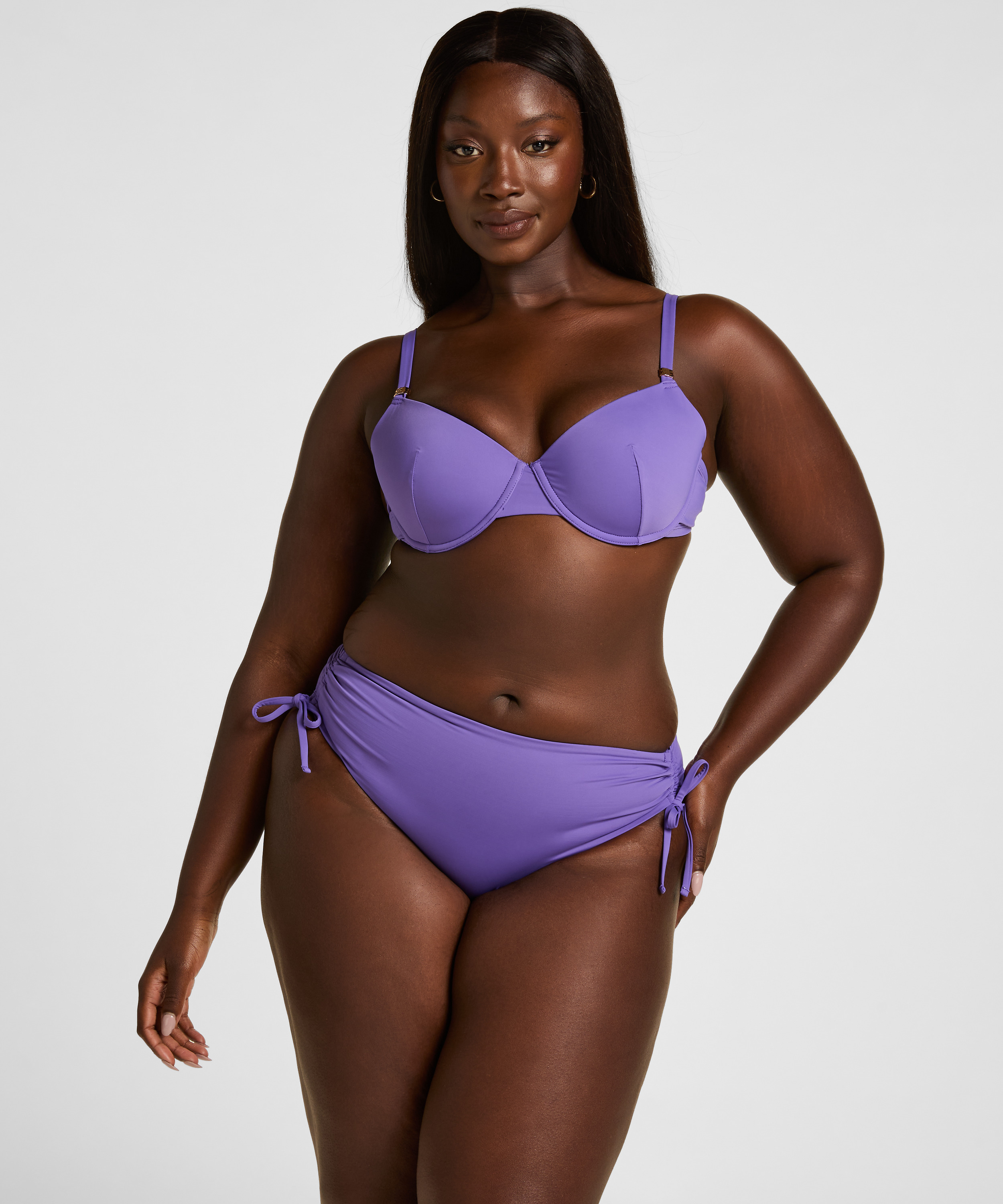Midi Bikini Bottom Luxe, Purple, main