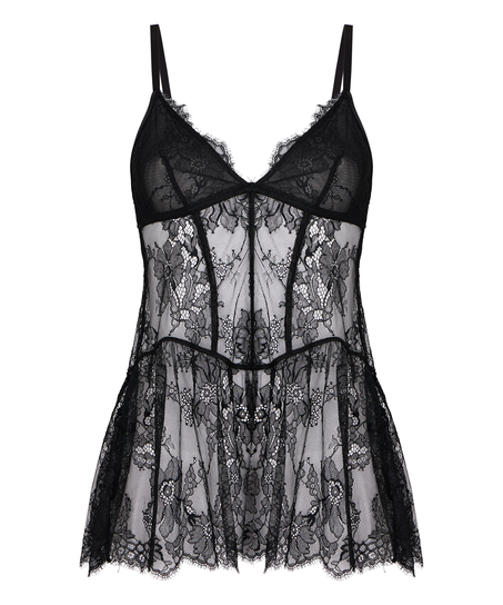 Babydoll Cecilia, Black