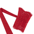 Lace handcuffs, Red