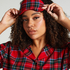 Flannel Sleeping Mask, Red
