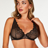 Lotta Non-Padded Underwired Bra, Black