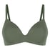 Mona padded non-underwired bra, Green