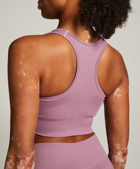 HKMX Seamless Sports Bra, Purple