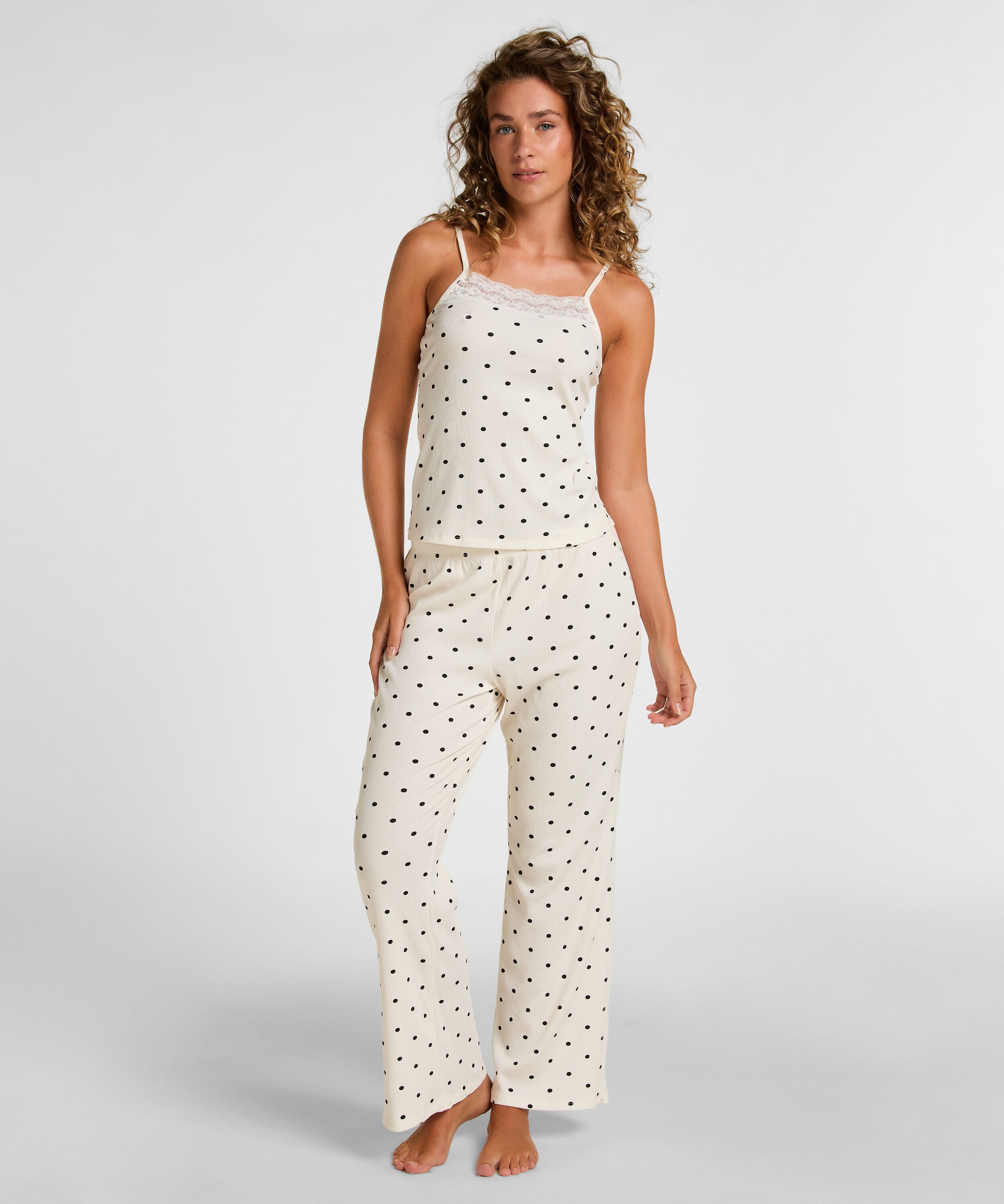 Pyjama Set Dots, White