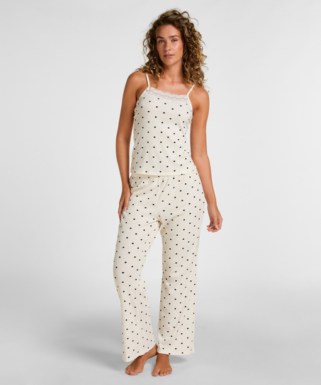 Pyjama Set Dots, White