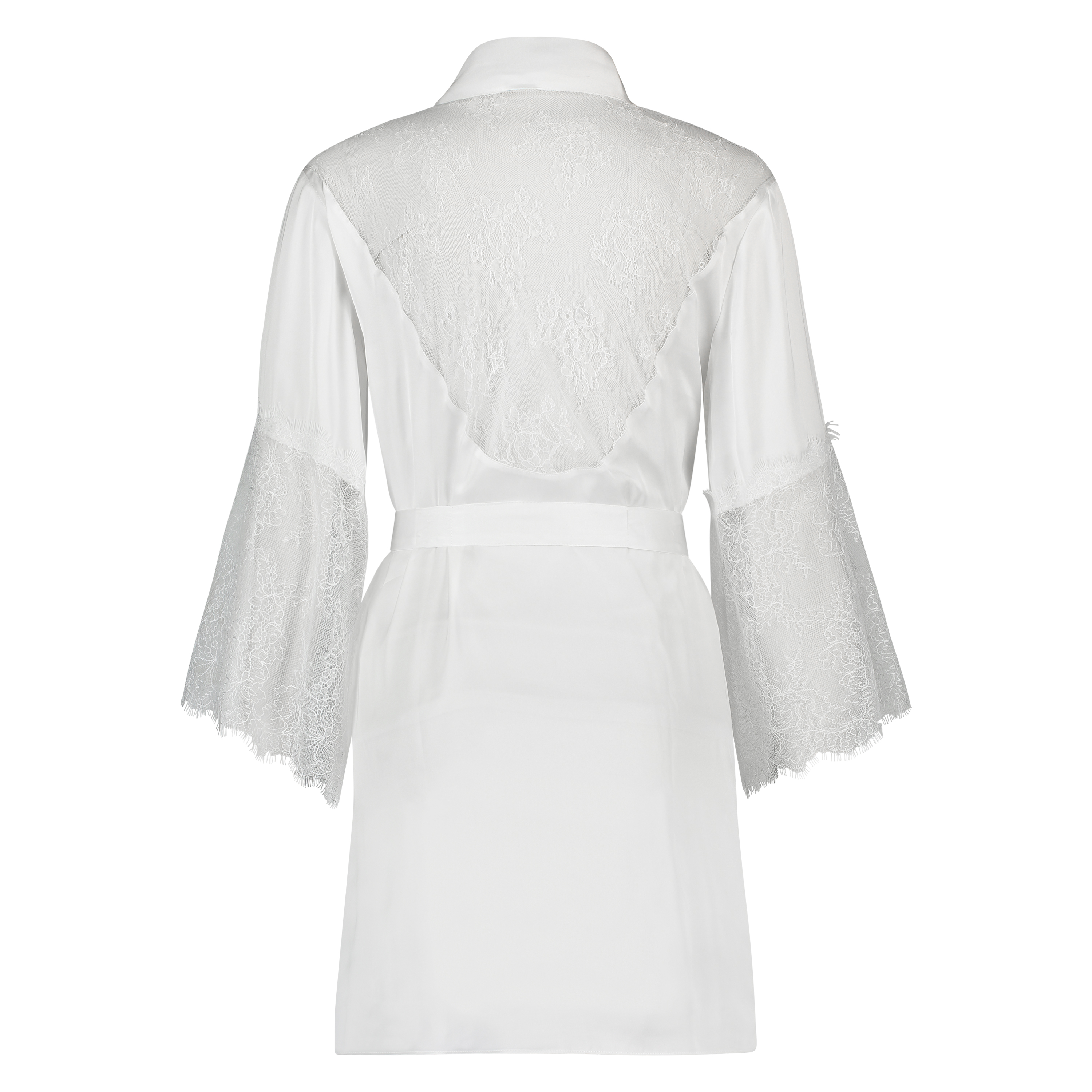 Kimono Satin Lily, White, main